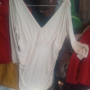 CAbi Cream Long Sleeve Top